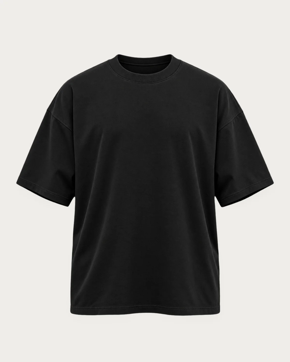 Heavyweight Oversized Tee – Μαύρο