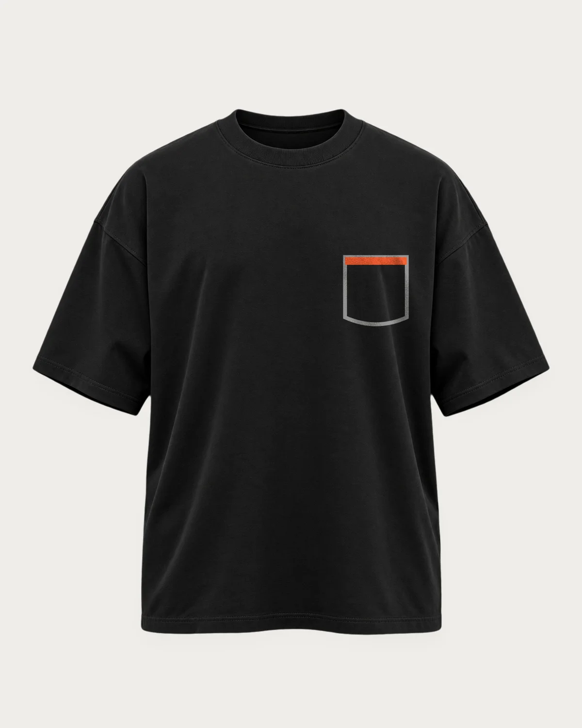 Pocket Tee – Μαύρο